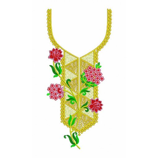 New Neck Embroidery Design For Kurti 23208