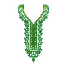 Oman Fancy Neck Embroidery Design 23238