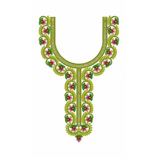New Neck Embroidery Design 23239