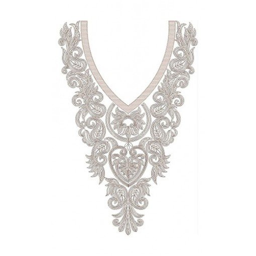 Armenia Neck Embroidery Design 23263