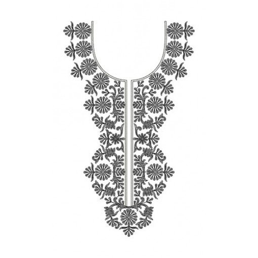 Latest Neck Embroidery Design 23264