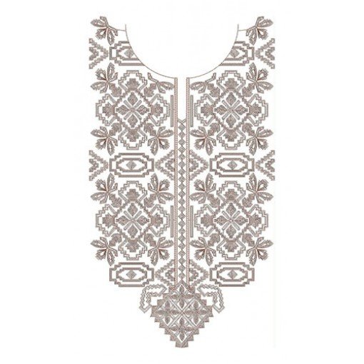 China Style Neck Embroidery Design 23268