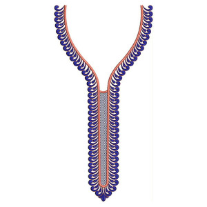 Tunic Neck Embroidery Design 23308