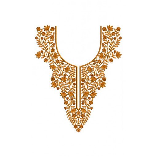 Short Neck Embroidery Design 23339