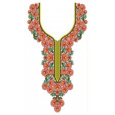 New Latest Neck Embroidery Design 23340