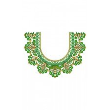 Algeria Neck Embroidery Design 23341