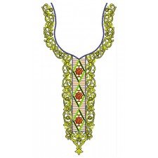 Long Neck Embroidery Design 23354
