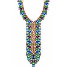 Romanian Neck Embroidery Design 23356