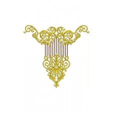 Neck Embroidery Design 23357
