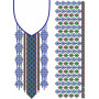 Long Men's Neck Embroidery Design 23362