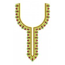 Tunic Neck Embroidery Design 23395