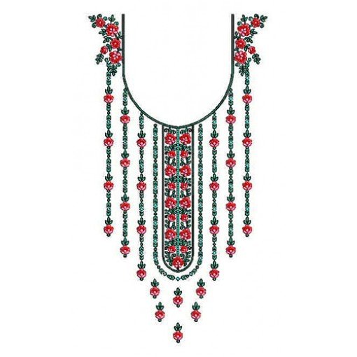 Stylish Neck Design In Embroidery