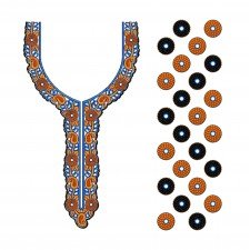 Traditional Mango And Round Shape Neck Design 23537 Traditional Mango And Round Shape Neck Design 23537