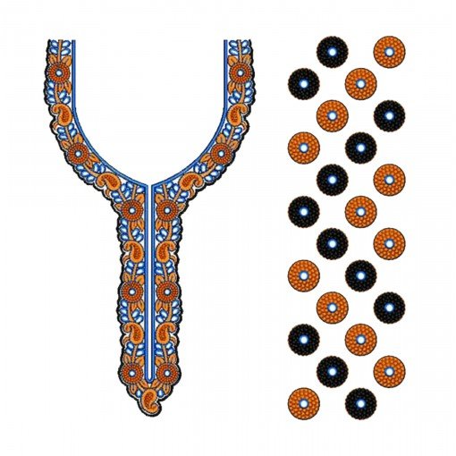 Traditional Mango And Round Shape Neck Design 23537 Traditional Mango And Round Shape Neck Design 23537