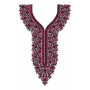 Small Flower Bunch In Neck Design