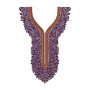 Beautiful Long flower Neck Embroidery Design