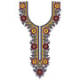 Big Round Shape Flower Neck Design
