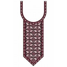 Zigzag Line In Round Shape Neck Design 23580