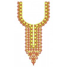 Exceptional Neck Design In Embroidery 23611