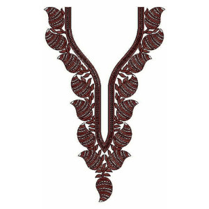 Attractive Mango In Neck Design