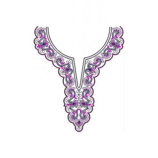 Neck Embroidery Designs Emb File Free Download 23758