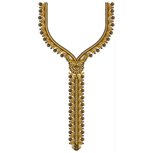 Simple Neck Embroidery Design