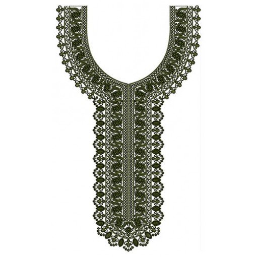 Dashing Designer Neck In Embroidery 23807