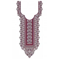 Latest Neck Design Shape In Embroidery 23866