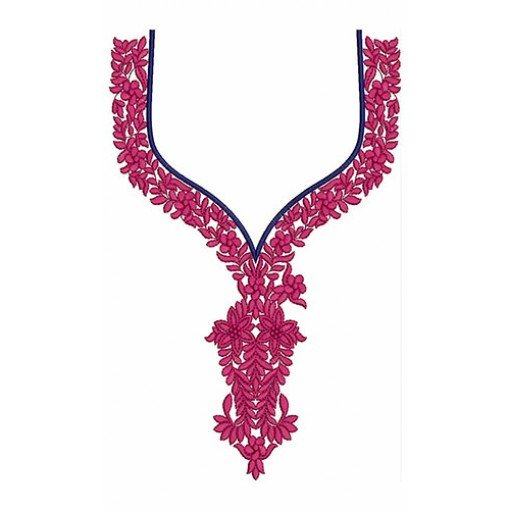 Charming Neck Border Design In Embroidery 23867
