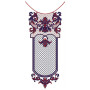 Attractive Rhombus Shape In Neck Design
