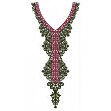 Simple Neck Design In Embroidery 23931