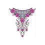 Boat Neck Embroidery Design 23939