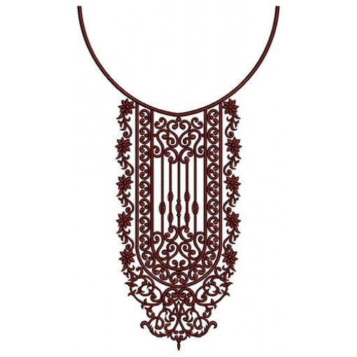 Wonderful Neck Design In Embroidery 23993