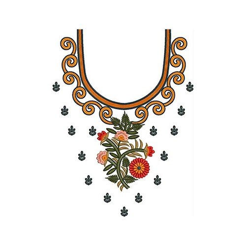 Notable Neck Design In Embroidery 24057