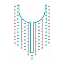 Winsome Neck Design Embroidery 24142