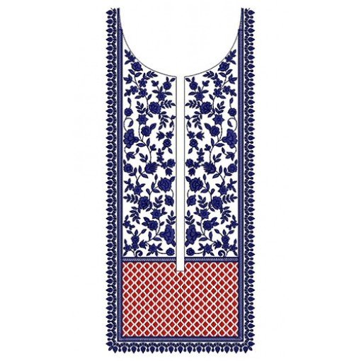 Pleasing Neck Design In Embroidery 24144