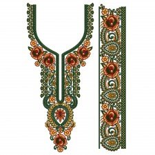 Gratifying Design In Neck Embroidery 24431 Gratifying Design In Neck Embroidery 24431