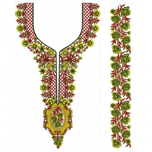 Attractive Neck Design In Embroidery 24440 Attractive Neck Design In Embroidery 24440