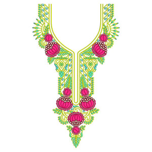 Blade Cutting Thread Effect Embroidery Design