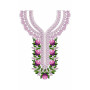 Blade Cutting Flower Embroidery Design