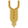 Aesthetic And Fraught With Grids Neck Embroidery Design