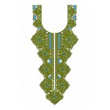 25203 Neck Embroidery Design