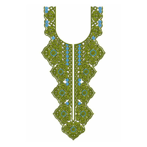 Neck Embroidery Design