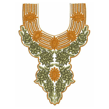 Neck Embroidery Design