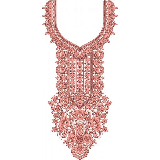 African Kaftan Embroidery Design 25420