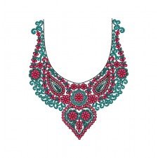 New Neck Embroidery Design 25971