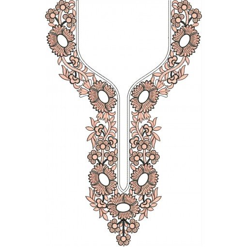 Stylist Neck For Dress 26125