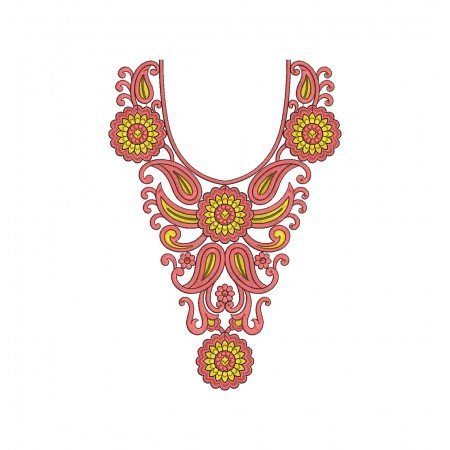 Neck Embroidery Designs Salwar Kameez 267