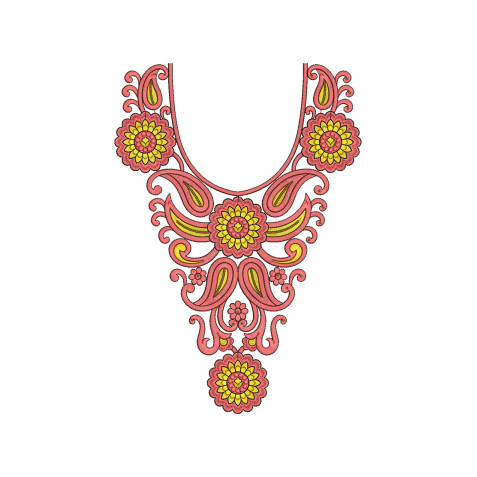 Neck Embroidery Designs Salwar Kameez 267