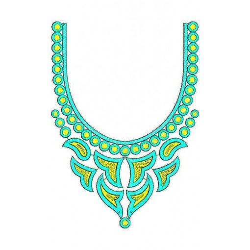 Fashion Motif Neck Embroidery Design Fashion Motif Neck Embroidery Design